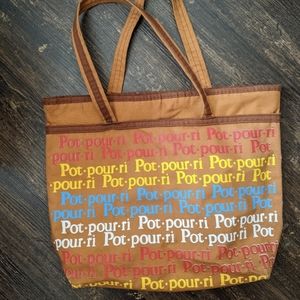 Vintage Holiday Fair POTPOURRI Tote Bag